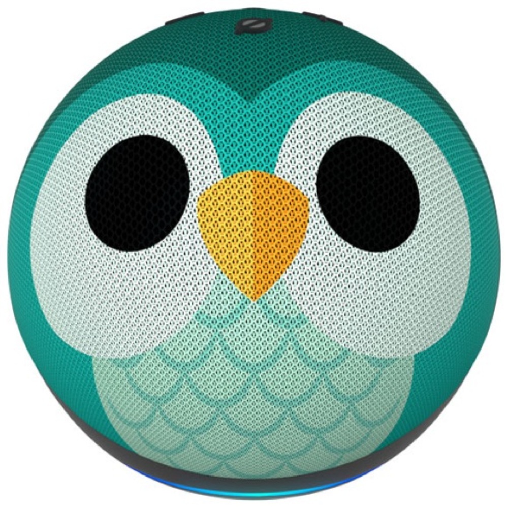 Kids Owl Bluetooth Speaker - Teal with Yellow Beak